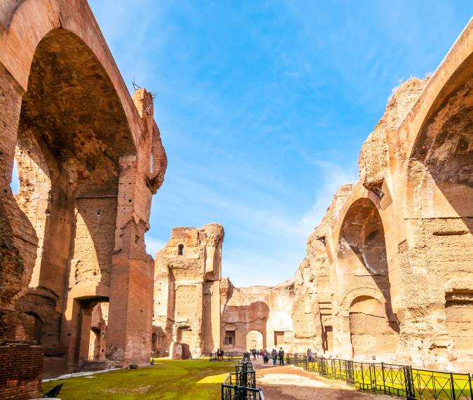 Terme Caracalla Roma: vista dall'interno