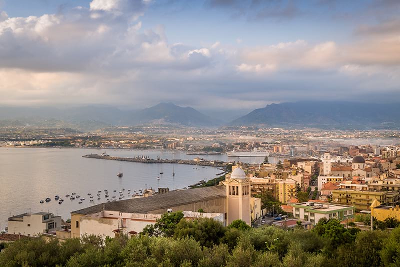 Panorama porto di Milazzo