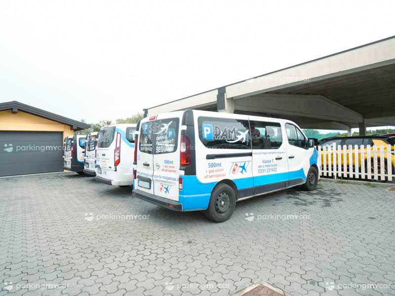 PAM Parcheggio - Aeroporto Malpensa Parco macchine navette PAM Parcheggio - Aeroporto Malpensa