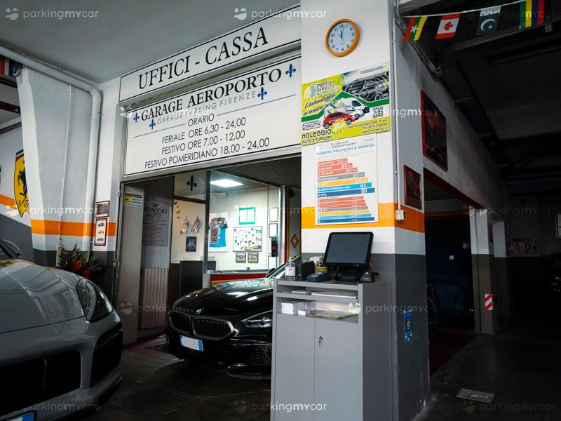 Garage Aeroporto Firenze Uffici e cassa Garage Aeroporto Firenze