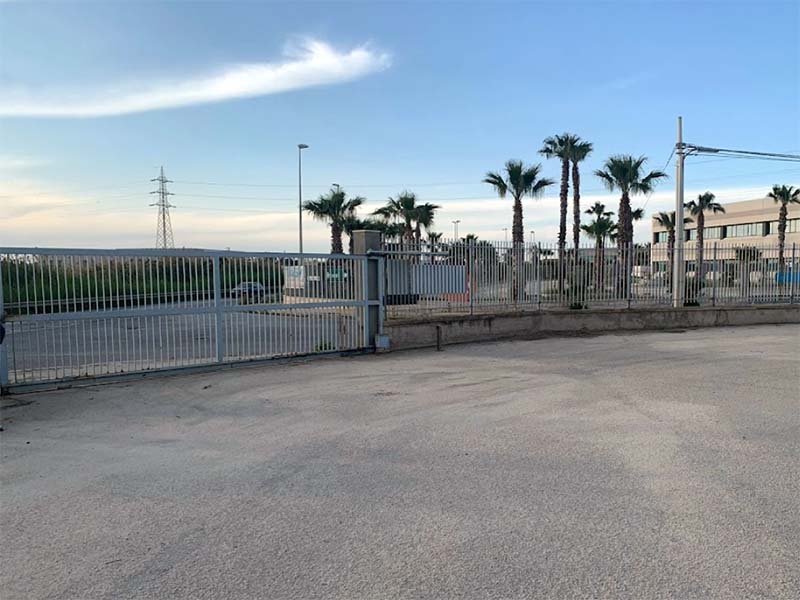 King Parking - Porto Trapani Cancello ingresso King Parking - Porto Trapani