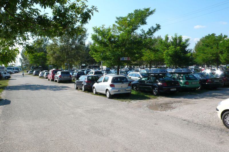 Terminal Fusina - Venezia città Posti auto all'aperto Terminal Fusina - Venezia città