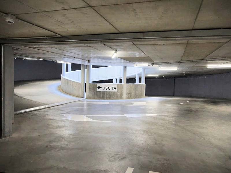 Parking Maddalena - Trieste centro città Rampa uscita Parking Maddalena - Trieste centro città